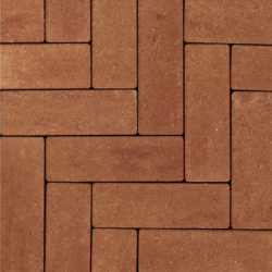 Strackstone+ Wijnrood-oker 7x21x8 Beton klinkers