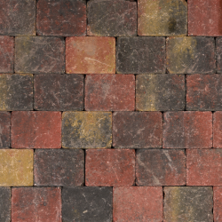 Tambour Trommelsteen Bont 15x20x6 Beton klinkers