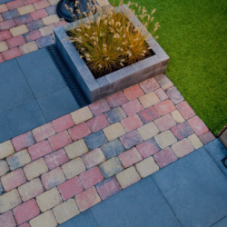 Tambour Trommelsteen Bont 15x20x6 Beton klinkers