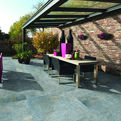 GeoCeramica Starter Meso Grey Matt 80x80x4 Keramische tegels