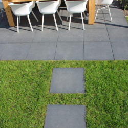 Mondo facet Pit Black 60x60x4 Beton tegels