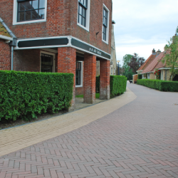 Strackstone+ Wijnrood-antraciet 7x21x8 Beton klinkers