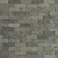 Metro Trommelsteen rijnformaten Grijs-zwart 5x15x7,5 Beton klinkers