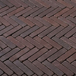 WF60 Bolzano antica Paars genuanceerd 5x20,4x6 Getrommeld Gebakken klinkers