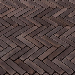 WF60 Iseo antica Zwart-bruin 5x20,4x6 Getrommeld Gebakken klinkers