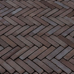 WF60 Lugano antica Blauw-zwart 5x20,4x6 Getrommeld Gebakken klinkers