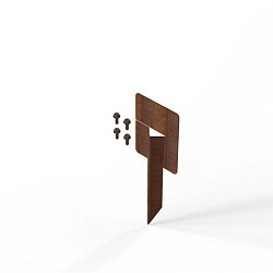 Koppelspies-10 Corten Borderrand cortenstaal 
