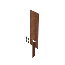 Koppelspies-27,7 Corten Hoog Borderrand cortenstaal 