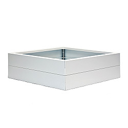 Bloembak Wit 120x30x28 Bloembakken