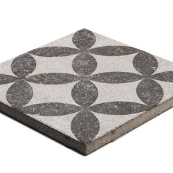 GeoProArte Design Flowers White Flower 60x60x4 Beton tegels