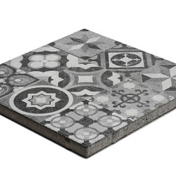 GeoProArte Design Mosaic Md Grey Deco 60x60x4 Beton tegels