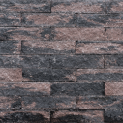 Wallblock split Brons 10x10x40 Stapelblokken