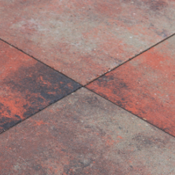 Carre Nero Rosso 50x50x5 Beton tegels
