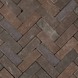 UDF60 Doris Vida Donkerbruin bezand Dikformaat 6,5x20x6 Getrommeld Gebakken klinkers