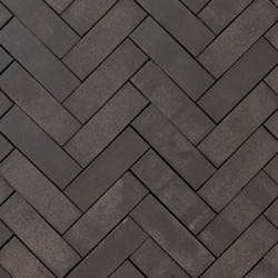 UDF60 Eros Designa Inktzwart onbezand Dikformaat 6,5x20x6 Ongetrommeld Gebakken klinkers