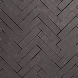 UWF60 Eros Designa Inktzwart onbezand Waalformaat 5x20x6 Ongetrommeld Gebakken klinkers
