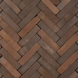 UWF60 Carpo Vida Rood paars bruin bezand Waalformaat 5x20x6 Getrommeld Gebakken klinkers
