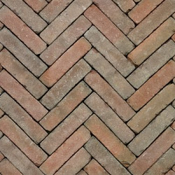 UWF60 Novoton Vida Bruin rood bezand Waalformaat 5x20x6 Getrommeld Gebakken klinkers