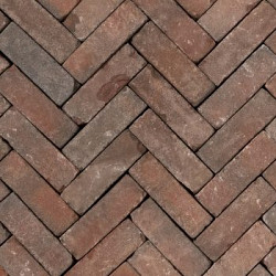 DF80 Novoton Vida Bruin rood bezand Dikformaat 6,5x20x8 Getrommeld Gebakken klinkers