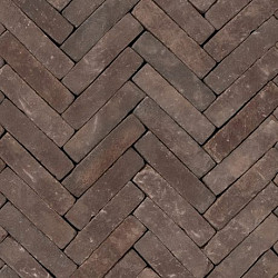 WF80 Norton Natura Paars blauw bezand Waalformaat 5x20x8 Getrommeld Gebakken klinkers