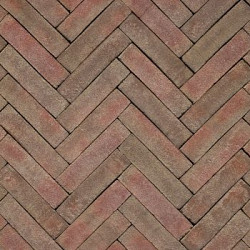 UWF60 Novoton Designa Bruin rood bezand 5x20x6 Waalformaat Ongetrommeld Gebakken klinkers