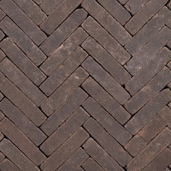 UWF60 Preston Natura Bruin zwart bezand Waalformaat 5x20x6 Getrommeld Gebakken klinkers