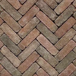 UDF60 Novoton WS Classica Rood bruin onbezand Dikformaat 6,5x20x6 Getrommeld Gebakken klinkers