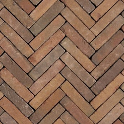 UWF60 Varia WS Classica Geel rood bont onbezand Waalformaat 5x20x6 Getrommeld Gebakken klinkers