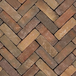 UDF60 Varia WS Classica Geel rood bont onbezand Dikformaat 6,5x20x6 Getrommeld Gebakken klinkers