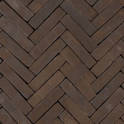 UWF60 Nostalgie WS Designa Zwart bruin onbezand 5x20x6 Waalformaat Ongetrommeld Gebakken klinkers