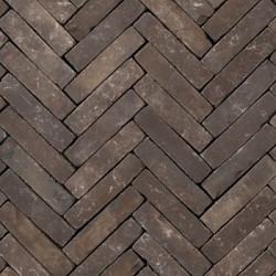 UWF60 Nostalgie WS Classica Zwart bruin onbezand Waalformaat 5x20x6 Getrommeld Gebakken klinkers