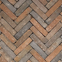 UWF60 Zenneton WS Classica Mix Waalformaat 5x20x6 Getrommeld Gebakken klinkers