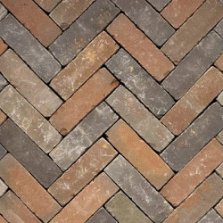 UDF60 Zenneton WS Classica Mix Dikformaat 6,5x20x6 Getrommeld Gebakken klinkers