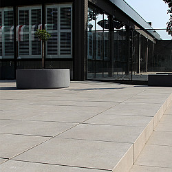 Solido Ceramica Cemento Taupe 60x60x3 Keramische tegels