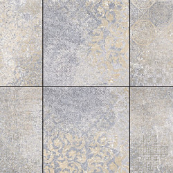 Cerasun Catania Decor Blue 60x60x4 Keramische tegels