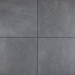Trippel T 80x80x4 Zwart/Grijs gen Beton tegels