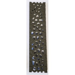 Voronoi rooster gietijzer Quartz coating Goten
