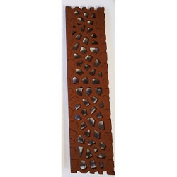 Voronoi rooster gietijzer Corten coating Goten