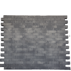 Facetto Grijs-Zwart 5x20x6 Stenen en klinkers