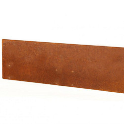 Kantopsluiting Single 300x10 cm CORTEN Borderrand cortenstaal 