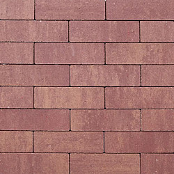Strackstone Crown GRN+ DF 21x7x8 vlak wijnr/oker genuanceerd Beton klinkers
