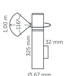 Wall Liv wall rosé silver Wandlampen