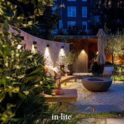 Wall Ace down corten Wandlampen