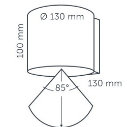 Wall Halo down 100-230v Wandlampen