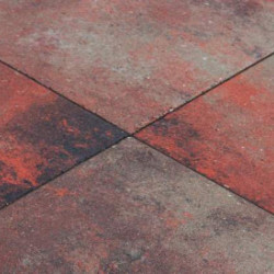 Carre Nero Rosso 50x50x5 Beton tegels