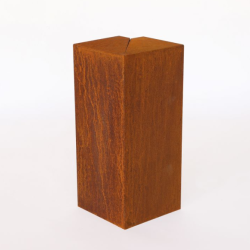 Overzetstuk muurelement hoek 20x45x15,8 CORTEN Borderrand cortenstaal 