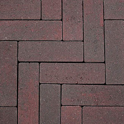 Strackstone+ Wijnrood-havanna 7x21x8 Beton klinkers