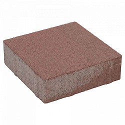 ExcluKera KOMO met deklaag rood-bruin 20x20x6 Betonklinkers