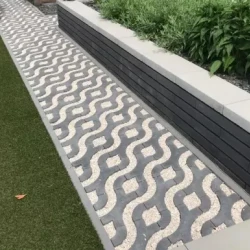 Virage 30x30x12 Black Waterdoorlatende bestrating