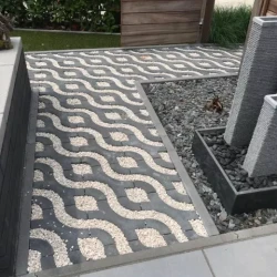 Virage 30x30x12 Black Waterdoorlatende bestrating